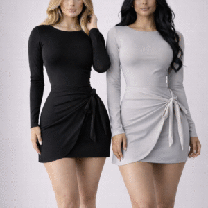 Vestido bella manga larga