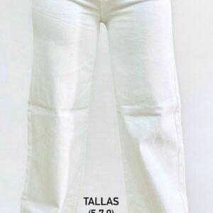 Mom jeans blancos 6087