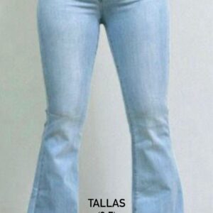 Jeans campana lisos 1679