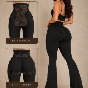 Leggins campana con faja