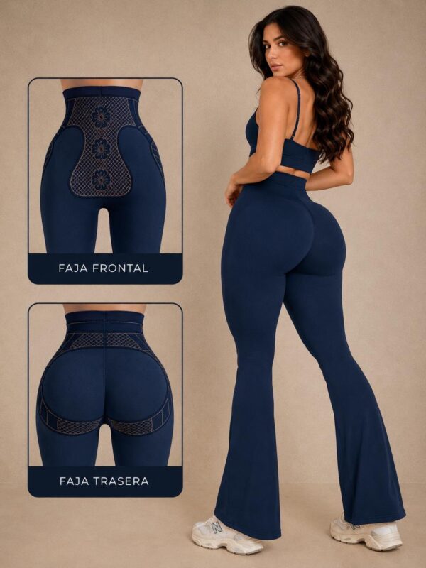 Leggins campana con faja